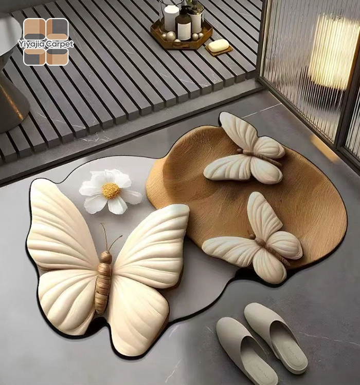 Water-Absorbing Leather Floor Mat